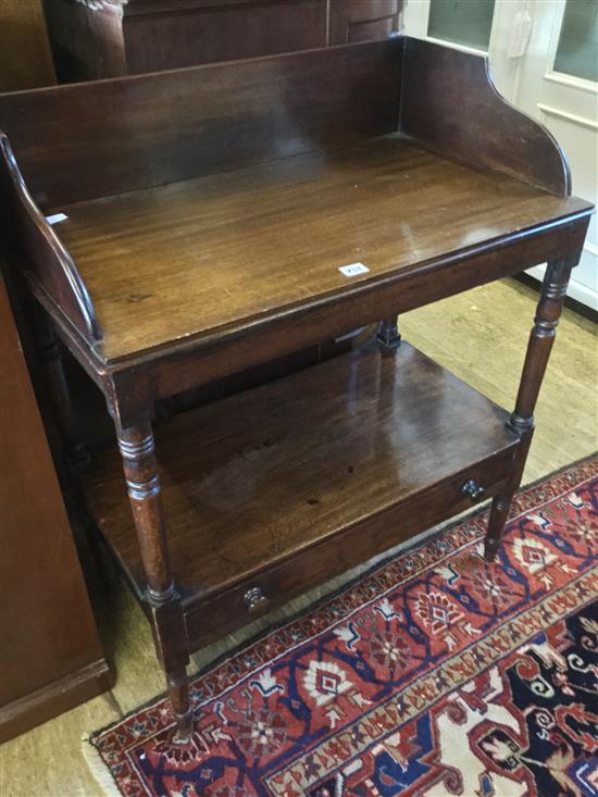 Mahogany washstand